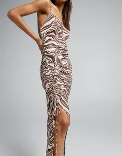 خرید پیراهن میدی زنانه برشکا کد 103251 | فروشگاه اینترنتی بانی استایل