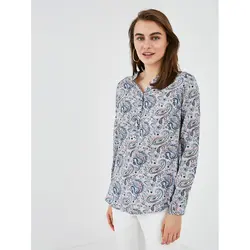 خرید بلوز طرح دار زنانه ال سی وایکیکی کد 85989 | فروشگاه اینترنتی بانی استایل