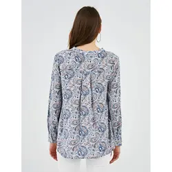 خرید بلوز طرح دار زنانه ال سی وایکیکی کد 85989 | فروشگاه اینترنتی بانی استایل