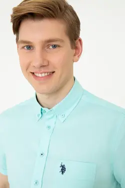 خرید پیراهن آستین کوتاه مردانه یو اس پولو کد 229701 | بانی استایل