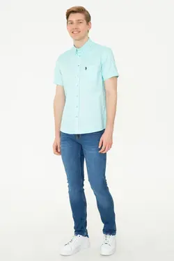 خرید پیراهن آستین کوتاه مردانه یو اس پولو کد 229701 | بانی استایل