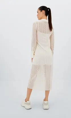 خرید پیراهن میدی زنانه استرادیواریوس کد 244477 | بانی استایل