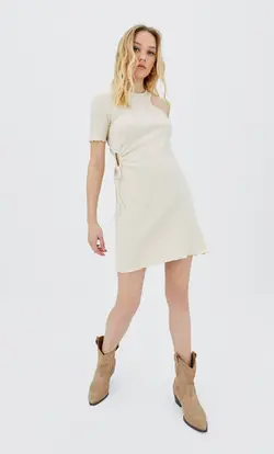 خرید پیراهن کوتاه زنانه استرادیواریوس کد 244448 | بانی استایل