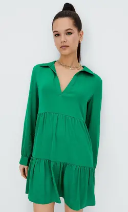 خرید پیراهن ساتن زنانه استرادیواریوس کد 244431 | بانی استایل