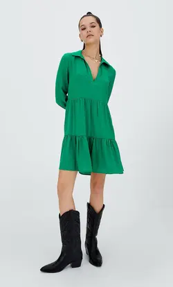 خرید پیراهن ساتن زنانه استرادیواریوس کد 244431 | بانی استایل