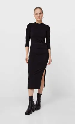 خرید پیراهن میدی زنانه استرادیواریوس کد 244436 | بانی استایل