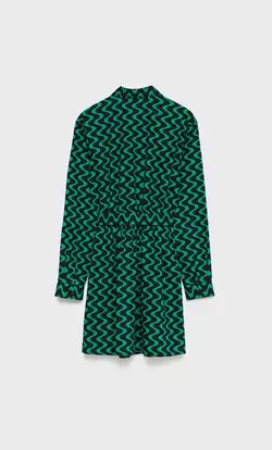 خرید پیراهن طرح دار زنانه استرادیواریوس کد 244427 | بانی استایل