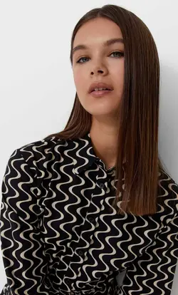 خرید پیراهن طرح دار زنانه استرادیواریوس کد 244414 | بانی استایل