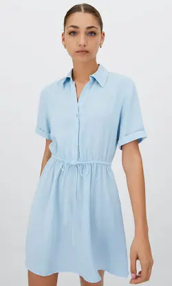 خرید پیراهن کوتاه زنانه استرادیواریوس کد 244412 | بانی استایل