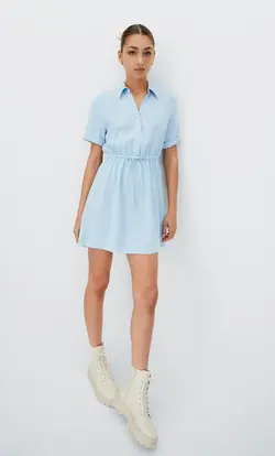 خرید پیراهن کوتاه زنانه استرادیواریوس کد 244412 | بانی استایل