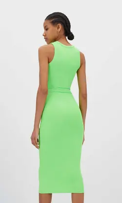 خرید پیراهن میدی زنانه استرادیواریوس کد 244488 | بانی استایل