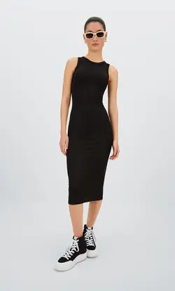 خرید پیراهن میدی زنانه استرادیواریوس کد 244489 | بانی استایل