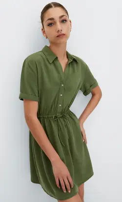 خرید پیراهن کوتاه زنانه استرادیواریوس کد 244413 | بانی استایل