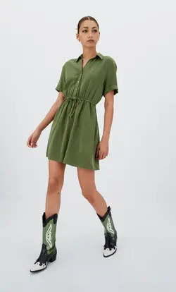 خرید پیراهن کوتاه زنانه استرادیواریوس کد 244413 | بانی استایل