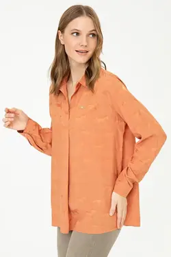 خرید شومیز طرح دار زنانه یو اس پولو کد 246871 | بانی استایل