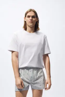 خرید شورت باکسر مردانه بسته 2 عددی زارا کد 248134 | بانی استایل