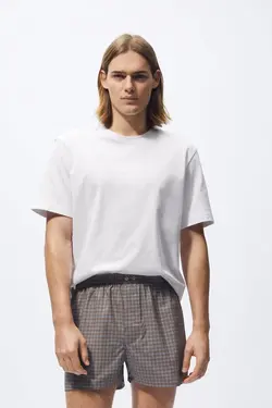 خرید شورت باکسر مردانه بسته 2 عددی زارا کد 248132 | بانی استایل