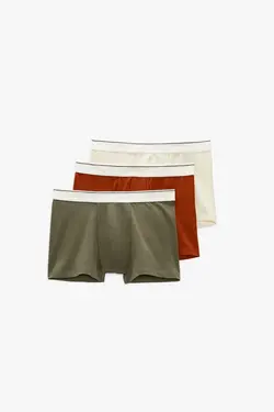 خرید شورت باکسر مردانه بسته 3 عددی زارا کد 248129 | بانی استایل