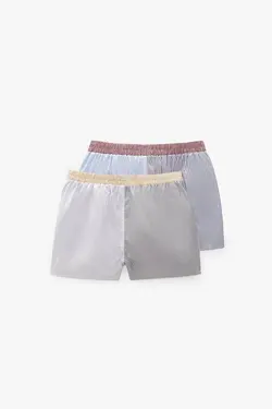 خرید شورت باکسر مردانه بسته 2 عددی زارا کد 248128 | بانی استایل