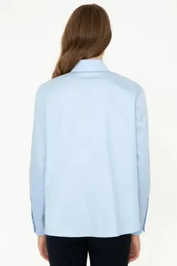 خرید شومیز آستین بلند زنانه یو اس پولو کد 248052 | بانی استایل