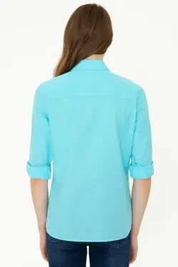 خرید شومیز آستین بلند زنانه یو اس پولو کد 248045 | بانی استایل