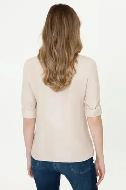 خرید شومیز آستین بلند زنانه یو اس پولو کد 247206 | بانی استایل