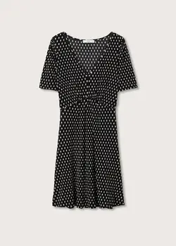 خرید پیراهن طرح دار زنانه منگو کد 261224 | بانی استایل