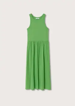 خرید پیراهن نخی زنانه منگو کد 261215 | بانی استایل