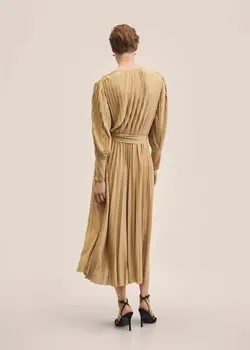 خرید پیراهن پلیسه زنانه منگو کد 261177 | بانی استایل