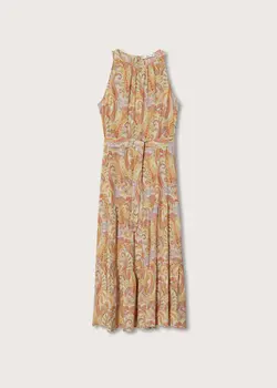 خرید پیراهن طرح دار زنانه منگو کد 262455 | بانی استایل