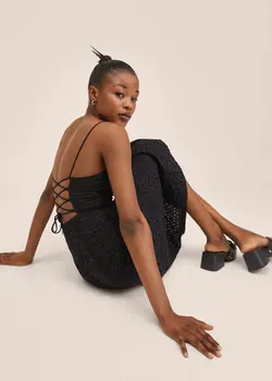 خرید پیراهن بندی زنانه منگو کد 262426 | بانی استایل