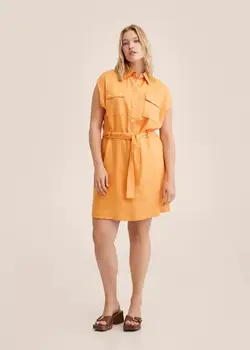 خرید پیراهن کوتاه زنانه منگو کد 262339 | بانی استایل