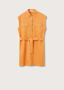 خرید پیراهن کوتاه زنانه منگو کد 262339 | بانی استایل