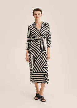 خرید پیراهن میدی زنانه منگو کد 262328 | بانی استایل