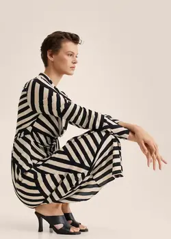 خرید پیراهن میدی زنانه منگو کد 262328 | بانی استایل