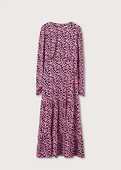 خرید پیراهن طرح دار زنانه منگو کد 262315 | بانی استایل