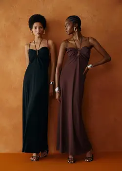 خرید پیراهن بلند زنانه منگو کد 261240 | بانی استایل