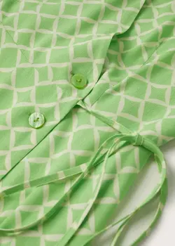 خرید پیراهن طرح دار زنانه منگو کد 262318 | بانی استایل