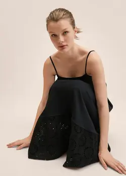 خرید پیراهن بندی زنانه منگو کد 262313 | بانی استایل