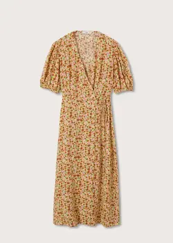 خرید پیراهن طرح دار زنانه منگو کد 262306 | بانی استایل