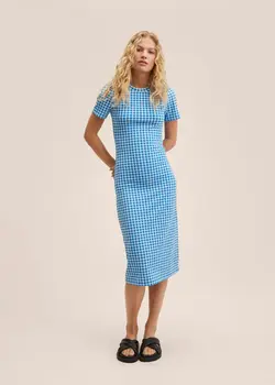 خرید پیراهن میدی زنانه منگو کد 262300 | بانی استایل