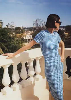 خرید پیراهن میدی زنانه منگو کد 262300 | بانی استایل