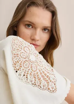 خرید پیراهن نخی زنانه منگو کد 261246 | بانی استایل