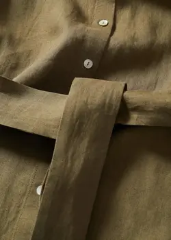 خرید پیراهن کتان زنانه منگو کد 263119 | بانی استایل