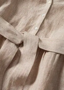 خرید پیراهن کتان زنانه منگو کد 263124 | بانی استایل