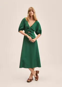 خرید پیراهن بلند زنانه منگو کد 263113 | بانی استایل