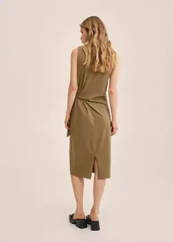 خرید پیراهن نخی زنانه منگو کد 263105 | بانی استایل