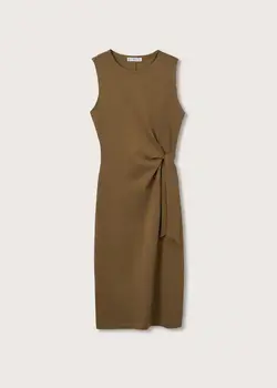 خرید پیراهن نخی زنانه منگو کد 263105 | بانی استایل