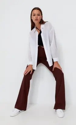 خرید شومیز آستین بلند زنانه استرادیواریوس کد 264976 | بانی استایل