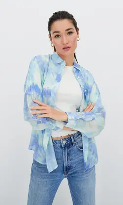 خرید شومیز زنانه استرادیواریوس کد 265002 | بانی استایل